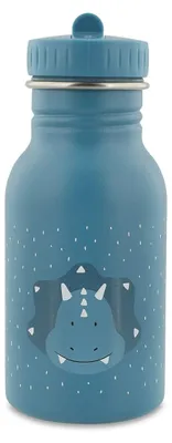 Obrázok produktu pre Detská fľaša na pitie z nehrdzavejúcej ocele Trixie 350 ml - pán Triceratops modrý Dino