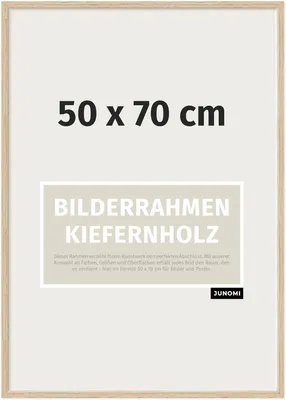 Produktbild von Bilderrahmen 50x70 cm, eichenfarben, mit Acrylglas, für Wandmontage, Posterrahmen