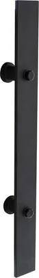 Produktbild von Intersteel Stoßgriff 400 x 40 mm Schwarz