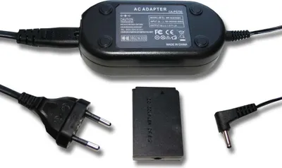 Produktbild von vhbw Netzteil Ersatz für Canon ACK-E1 für Kamera, Digitalkamera + DC Kuppler (Ersatz für DR-E12), 2m