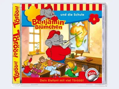 Produktbild von CD Benjamin Blümchen #6 und die Schule