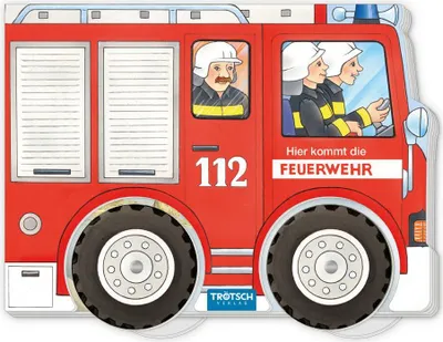 Produktbild von Trötsch Pappenbuch Räderbuch Hier kommt die Feuerwehr