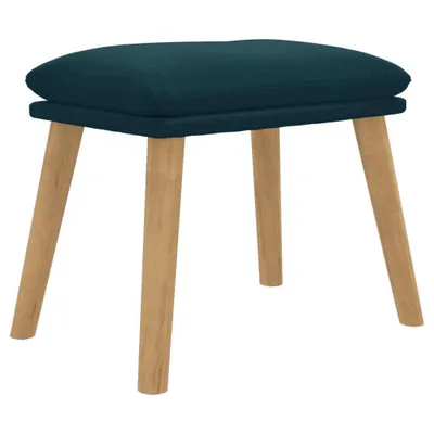 Obrázek produktu pro vidaXL Podnožka modrá 45x29,5x35 cm Velvet