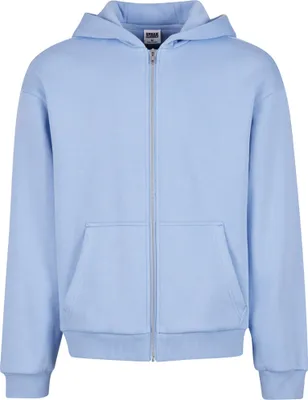 Produktbild von Urban Classics Fluffy Zip Hoody powderblue XL