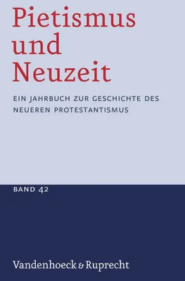 Obrázek produktu pro Pietismus und Neuzeit Band 42 - 2016
