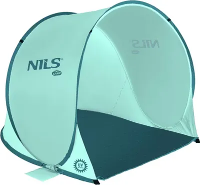 Produktbild von NILS CAMP Strandzelt NC3173 – Pop-Up Zelt mit UV-Schutz und Tragetasche Mintgrün