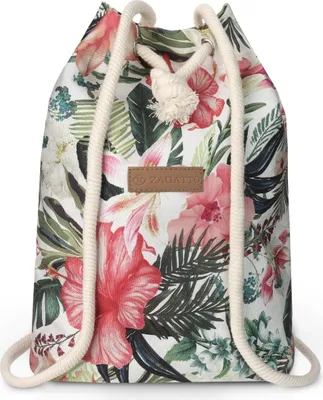 Produktbild von Zagatto Rucksack-Tasche mit Blumenmuster ZG669 Kollektion Marsilia Rucksacktasche