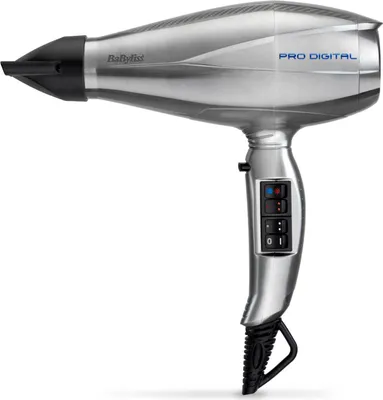 Produktbild von BaByliss Pro Digital Grey, Silver 2200 W