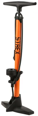 Productafbeelding van Strex Fietspomp - Drukmeter - 11 Bar – Bal pomp - Oranje