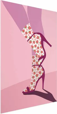 Produktbild von Posterpapier Poster - Strawberry Socks 29.7x42 cm Menschen h-A-0142-ao-a