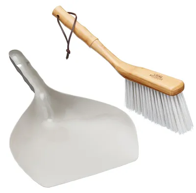 Productafbeelding van Keerschep en borstel, grijs - KitchenCraft | Living Nostalgia