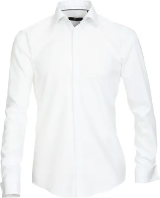 Produktbild von Venti Slim Fit Galahemd Super Langer Arm Umschlagmanschette Uni Weiß 001842/000 Al 72, Größe: 39
