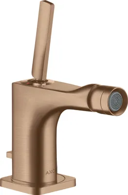 Produktbild von Einhebel-Bidetmischer AXOR CITTERIO E DN 15 m ZAG 1 1/4Zoll brushed red gold brushed red gold