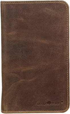 Produktbild von Greenburry Leder Stiftmappe 1teilig Federmappe Stiftetui Federtasche Vintage 1575-25