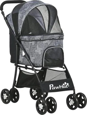 Immagine prodotto di Passeggino a due ruote per cani, sicuro e pratico, per cani di tutte le taglie