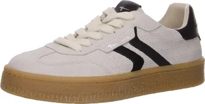 Produktbild von Tamaris Sporthalbschuhe Formsohle modisch in weiss/weiss kombi, Gr. 41