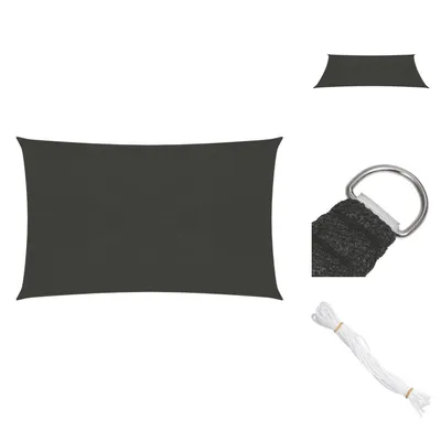 Immagine prodotto di vidaXL Tenda da sole 160 g/m² antracite 3x4 m HDPE - Ombrelloni e tende da sole