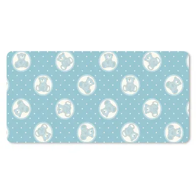 Produktbild von MuchoWow® Mauspad Mousepad Teddybär - Plüschtiere - Muster - Stofftiere 60x30 cm - Mousepads - Maus Mat - Pad - Mausunterlage - Nachhaltig