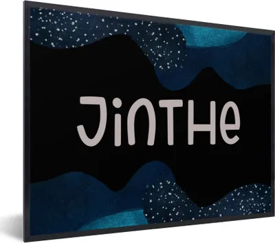 Produktbild von MuchoWow® Gerahmtes Poster Jinthe - Pastell - Mädchen 80x60 cm - Poster mit Schwarzem Bilderrahmen Wandposter Rahmen Foto Bilder - Schwarzem - Mit Gestell