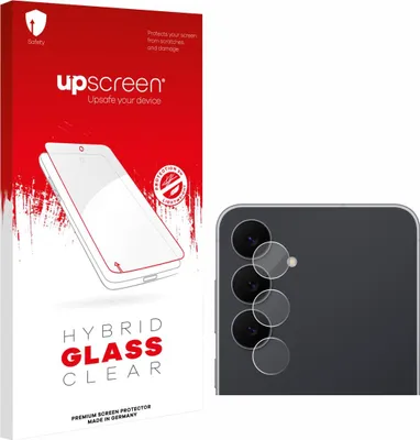 Produktbild von upscreen Schutzglas für Samsung Galaxy S25 FE Enterprise Edition (NUR Kameraschutz) Schutzfolie Panzer Folie Glas Display Schutz klar