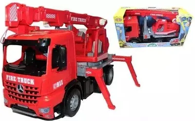 Zdjęcie produktu dla Lena GIGA TRUCKS Fire Crane truck Arocs, Model dźwigu ciężarówki, 3 lat(a), Czarny, Szary, Czerwony