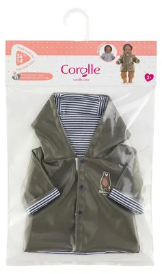 Produktbild von Corolle Puppen Regenmantel - Puppenzubehör 36cm Bärchenmotiv
