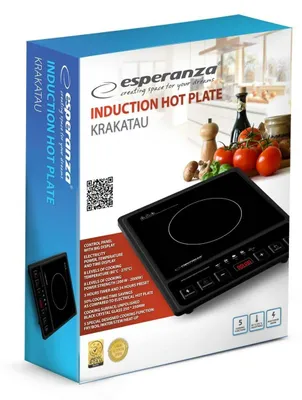 Produktbild von Esperanza EKH011 Kochfeld Schwarz Arbeitsplatte Zonen-Induktionskochfeld 1 Zone(n)