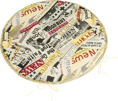 Obrázek produktu pro Sedák Adéla kulatý hladký - průměr 40 cm - Červená,Černá,Bílá