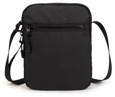 Imagen del producto de Bolsa de Bandolera Hombre B Cavalli Negra Poliéster con Cremallera Black B UNICA 18x22x7 cm