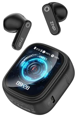 Zdjęcie produktu dla Słuchawki do tłumaczenia AI z wyświetlaczem dotykowym i Bluetooth 6.0 - 165 języków