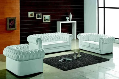 Produktbild von Chesterfield Sofagarnitur Klassiche Wonzimmer Couch Sofa Set Polster Garnitur