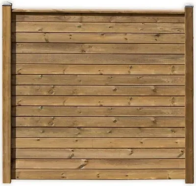 Produktbild von Sichtschutzzaun aus Kiefernholz KDI Holzzaun Sichtschutz Anbauwand : Flex-A Modell: Flex-A
