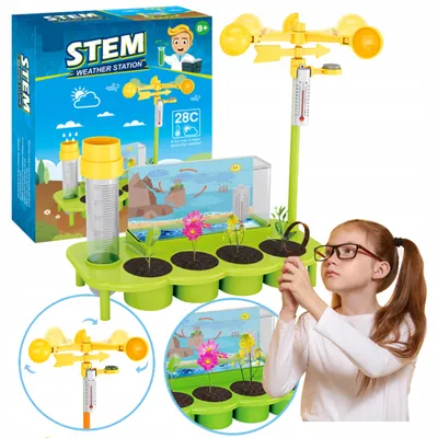 Produktbild von DYMEXSHOP | Outdoor Spielzeug - Interaktive Wetterstation - Lernspielzeug - Fördert Neugier und wissenschaftliches Denken