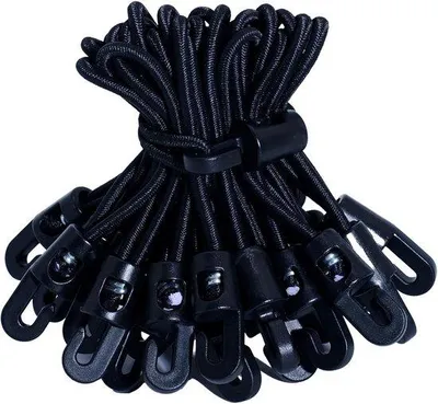 Produktbild von Mehrzweck Spannbänder mit Haken 10 cm - 25 Stück