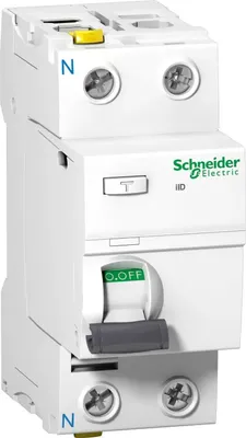 Zdjęcie produktu dla Schneider Electric wyłącznik różnicowoprądowy iID, 2P, 40A, 100mA, typ A A9Z22240