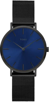 Produktbild von Damenarmbanduhr TORII B34BS.NB in klassischem Marineblau Fashion