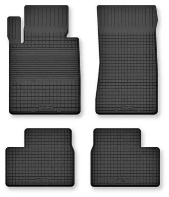 Produktbild von Gummi-Fußmatten für BMW 7 G12 2015- (Limousine) – 4-tlg, Schwarz, Semi-Universal, angepasst – Wielganizator Semi-Universal
