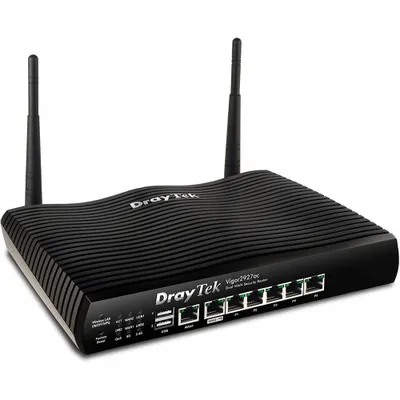 Obrázok produktu pre Draytek Vigor2927ac WLAN router Gigabit Ethernet Dual-Band (2,4 GHz/5 GHz) Black (v2927ac-DE-AT-CH)