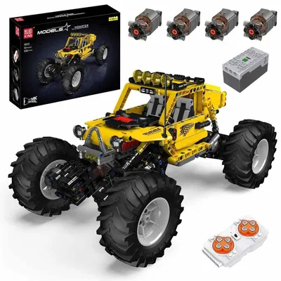 Image de Mould King 18021 Monster Truck - Kit de construction à emboîter de 1 120 pièces - Véhicule tout-terrain