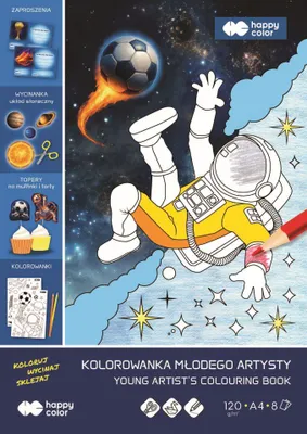 Produktbild von Malbuch „Der junge Künstler“ Cosmo Ball, 8 Seiten, Happy Color