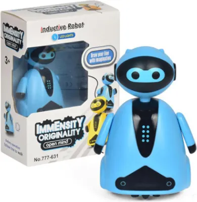 Obrázek produktu pro SMT 631 Robot sledující čáru, modrá verze, s funkcí učení a video návodem, programovatelný Educobot