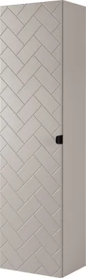 Produktbild von BADEZIMMERSCHRANK, Kaschmir, 35 x 136 x 27 cm, Schwarzer Griff