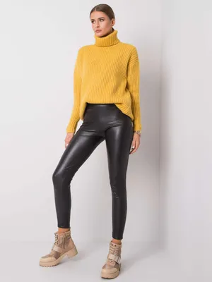 Zdjęcie produktu dla Damskie legginsy Rue Paris Haddani czarne XL
