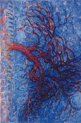 Obrázek produktu pro Piet Mondrian Art Print Obraz - Červený strom, 1908-10 (120 x 180 cm)