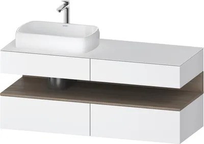 Produktbild von DURAVIT QA4765035180010 QAT KWTU WH Eck 1400x550x600 Wß Mt. H
