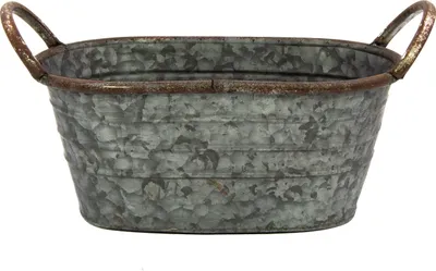 Produktbild von Verzinkte Wanne/Schale zum Bepflanzen (30cm)