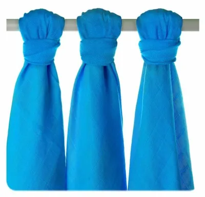 Obrázok produktu pre XKKO BMB Bambusová plienka Colours 70x70 - Cyan (3ks)