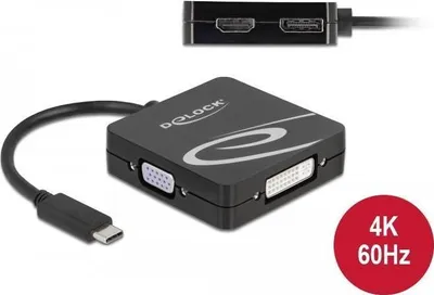 Image de Delock 63129 DELOCK USB Type-C Adapter für einen VGA, DVI, HDMI