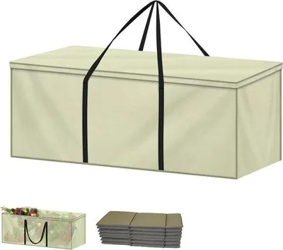 Image de Housse imperméable pour meubles de jardin en Oxford 600D, 140 x 40 x 60 cm