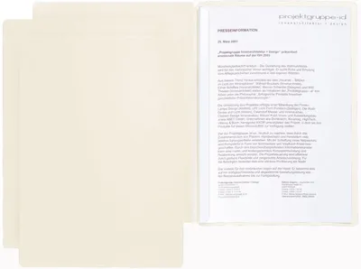 Imagen del producto de Pagna® 22008 09 Präsentationsmappe Star - A4, 2-tlg., beige(P)